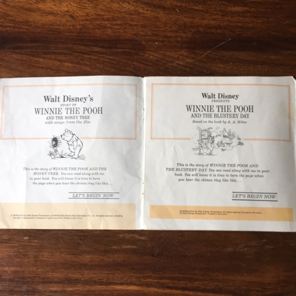 Lot of 5 Vintage Disney 24 Page Read-Along Children's Books ~ No Tapes - Picture 7 of 13